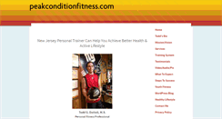 Desktop Screenshot of peakconditionfitness.com